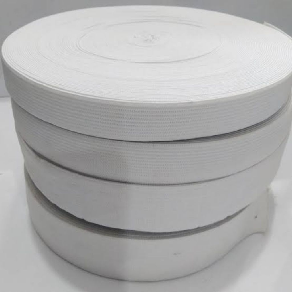karet elastis karet kolor ukuran 4cm 20 meter