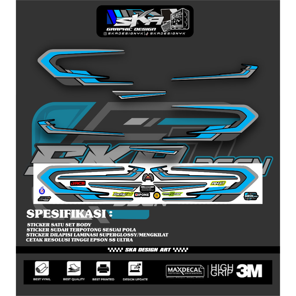 striping rx special rx s yt115 variasi maxdecal