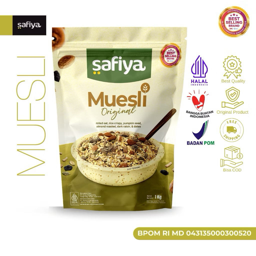 MUESLI 1kg || MUESLI SAFIYA || Musli Original
