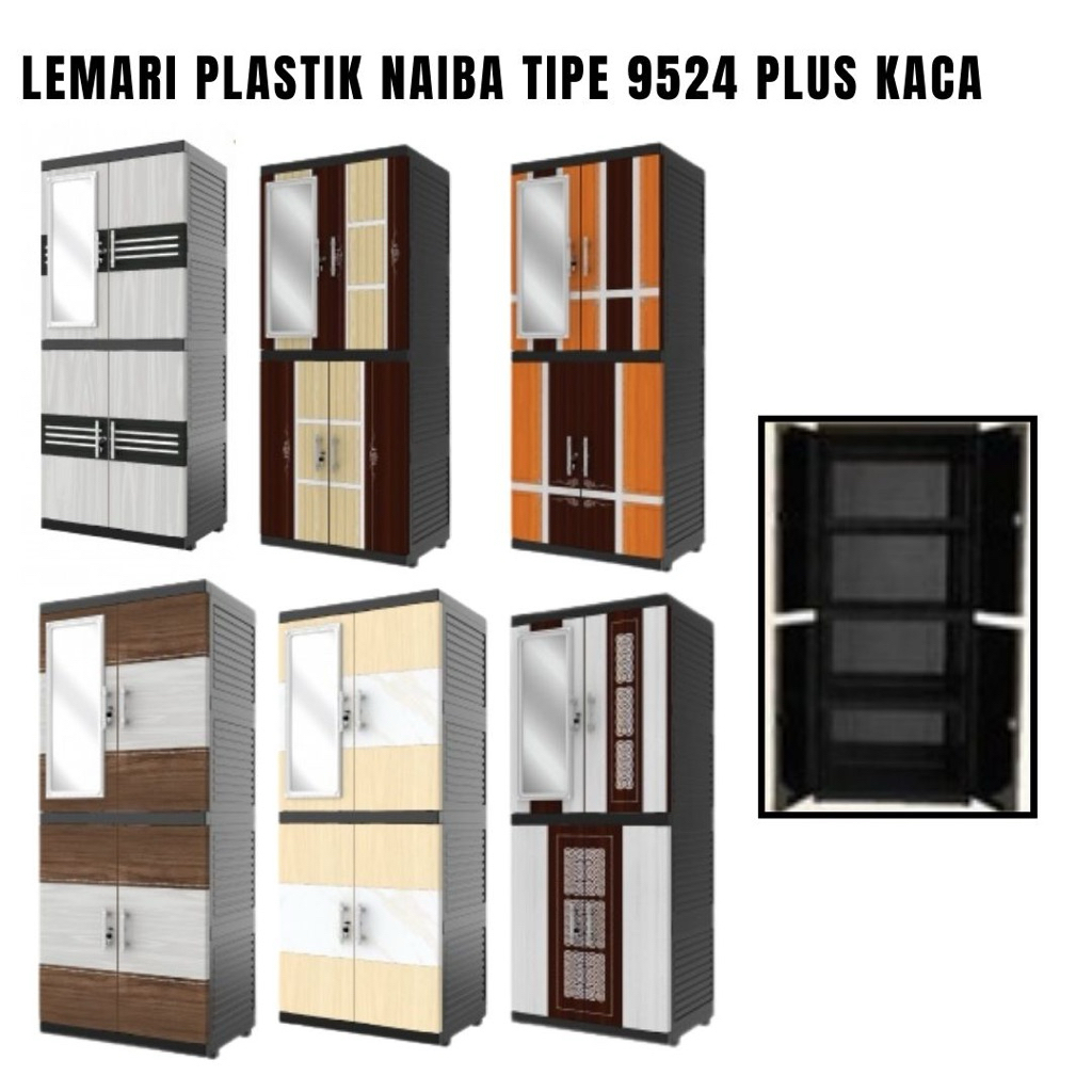 LEMARI PLASTIK NAIBA 4SUSUN