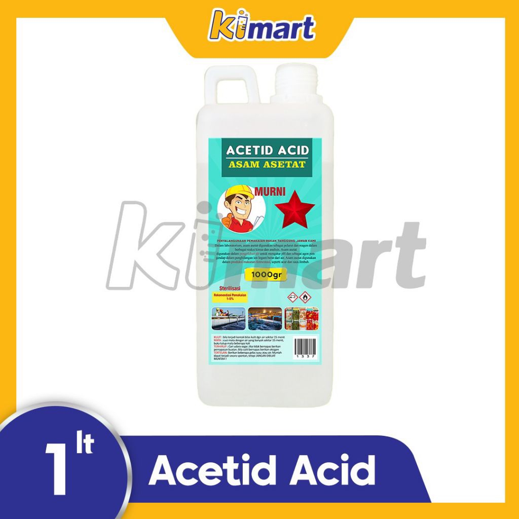 Acetic Acid 1kg EXTRA BUBBLE WRAP Biang Cuka ASAM ASETAT ASAM CUKA 1kg acetic acid