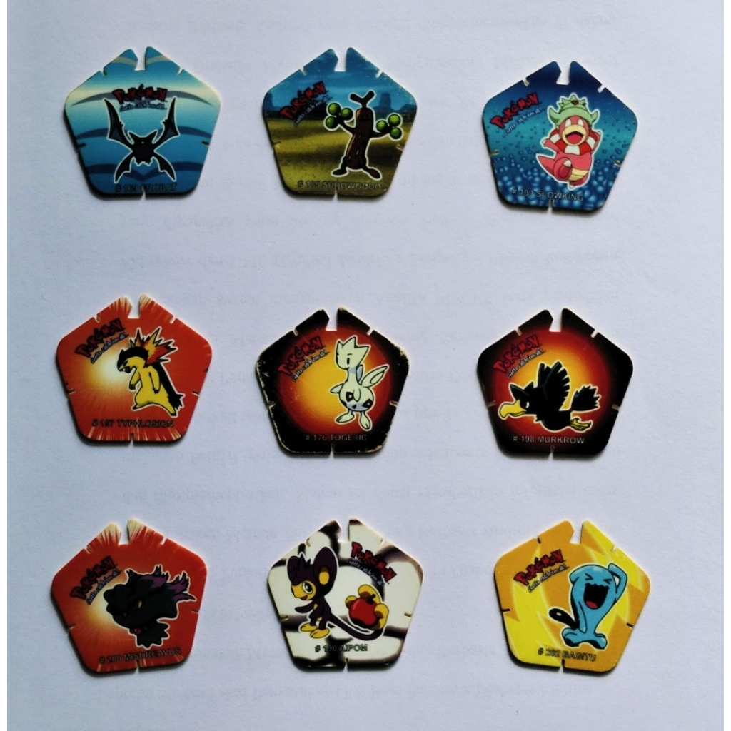 POKEMON PENTAZOS 2001 - TAZOSS KOIN MEDALION POKEMON LANGKA