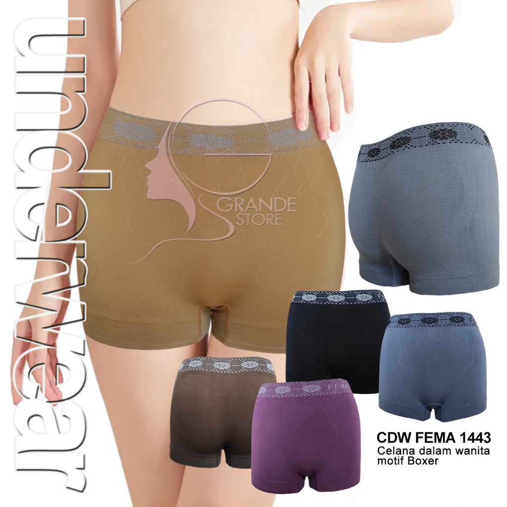 Grandestore Celana Pendek Wanita Legging Hotpants  Shortpants  Celana Dalam Wanita  Boyshort Cd Boxe
