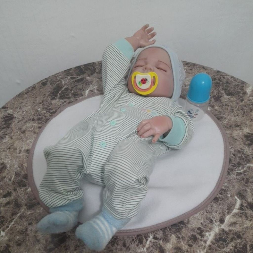Reborn Baby Doll Full Vinyl Silicone Preloved