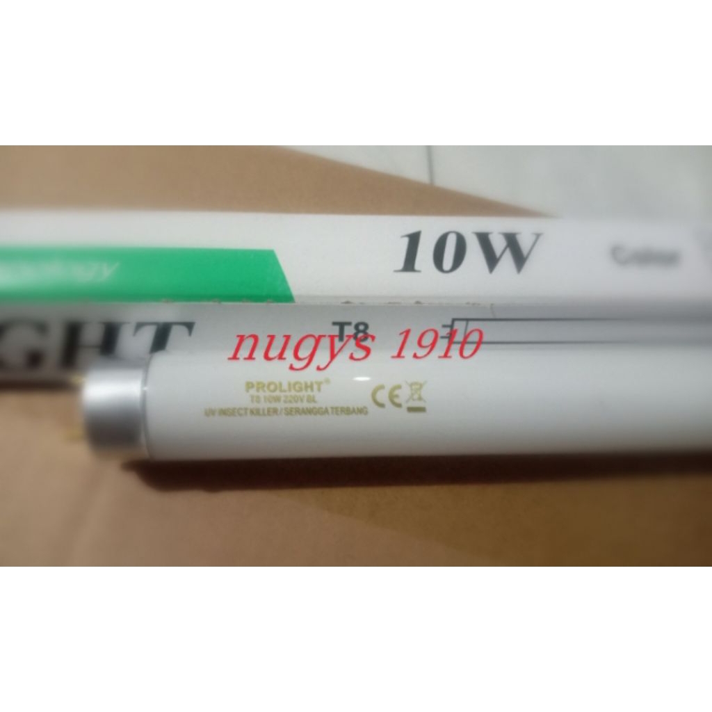 lampu TL/neon UV 10watt T8 BL refill flycatcher