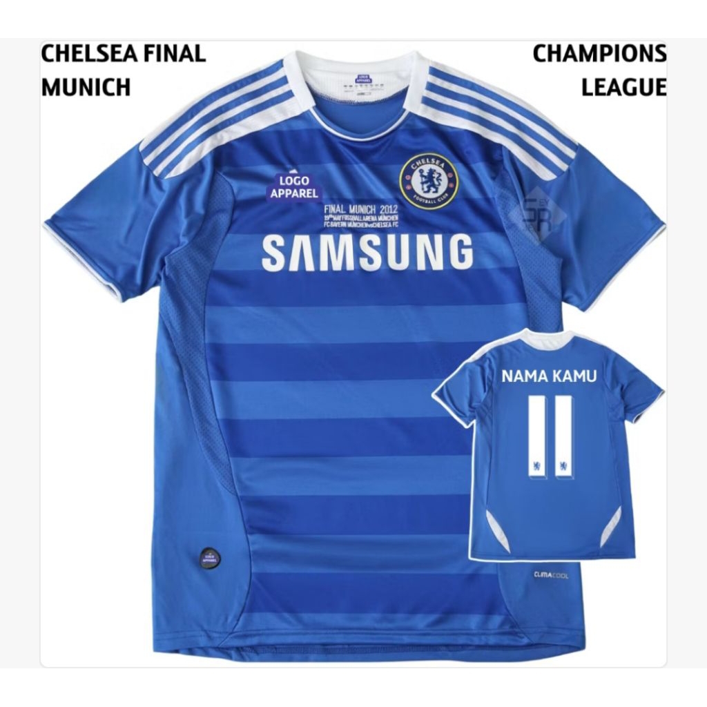 Jersey chelsea home final munich 2011 2012 baju bola chelsea 211 212