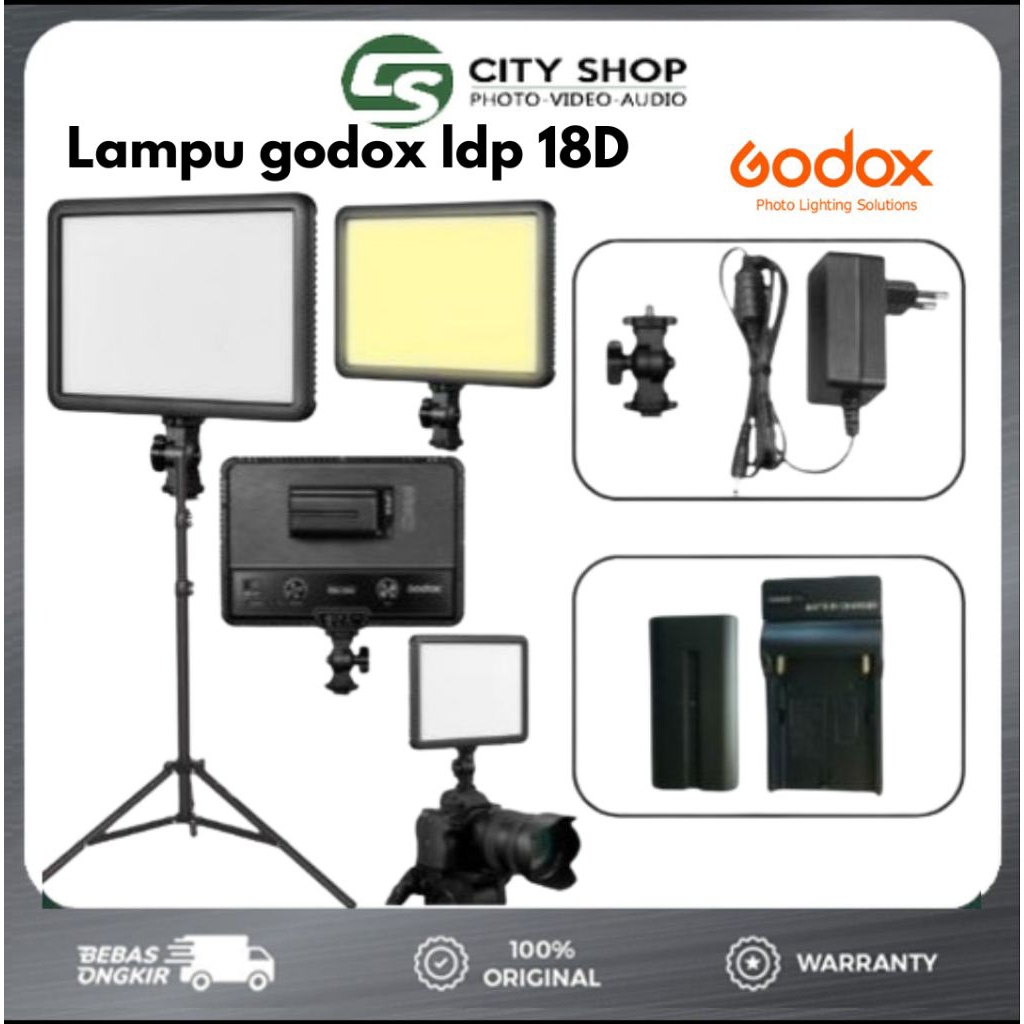 GODOX LDP 18D DAYLIGHT LED VIDEO LIGHTNING PANEL
