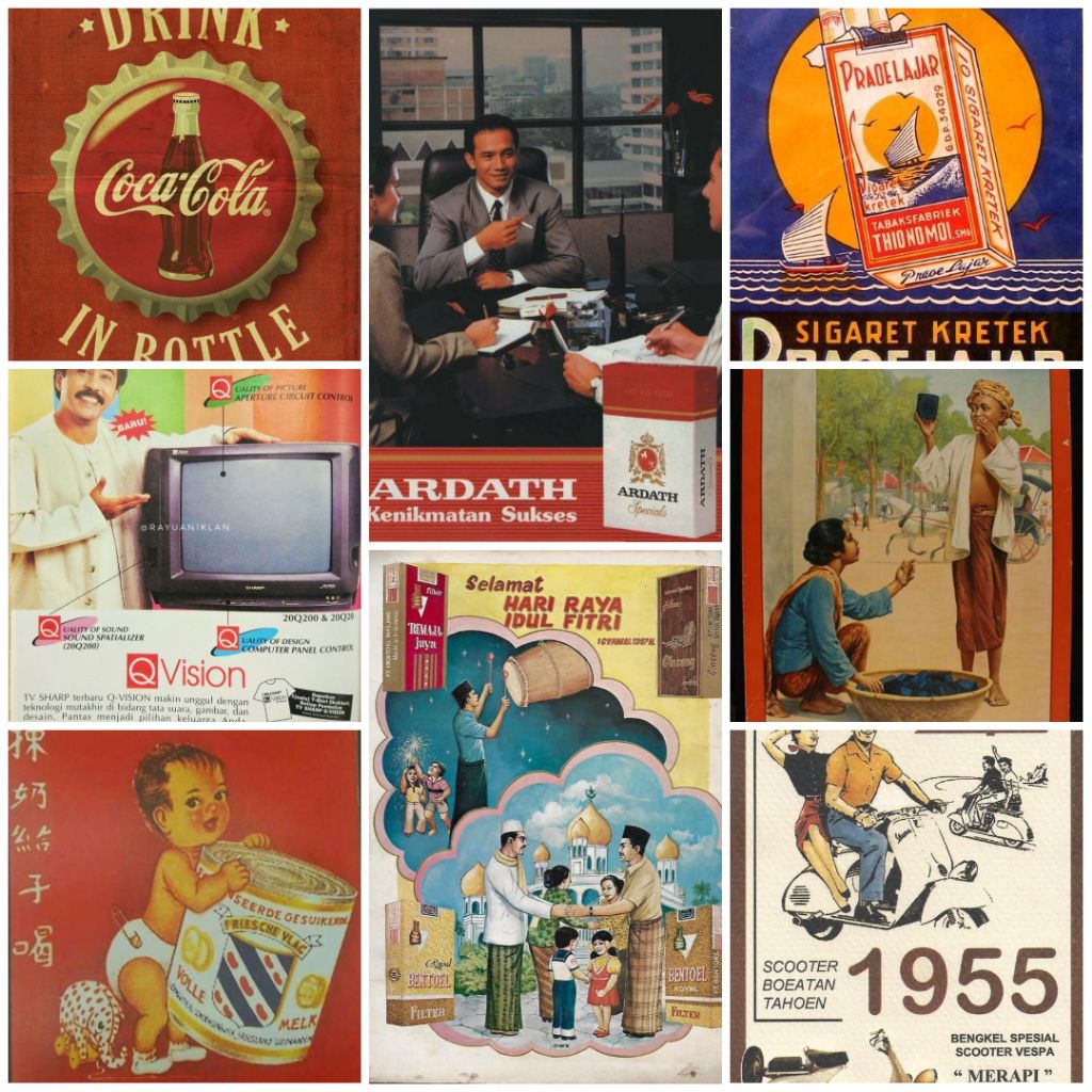 Poster iklan jadul Indonesia vintage