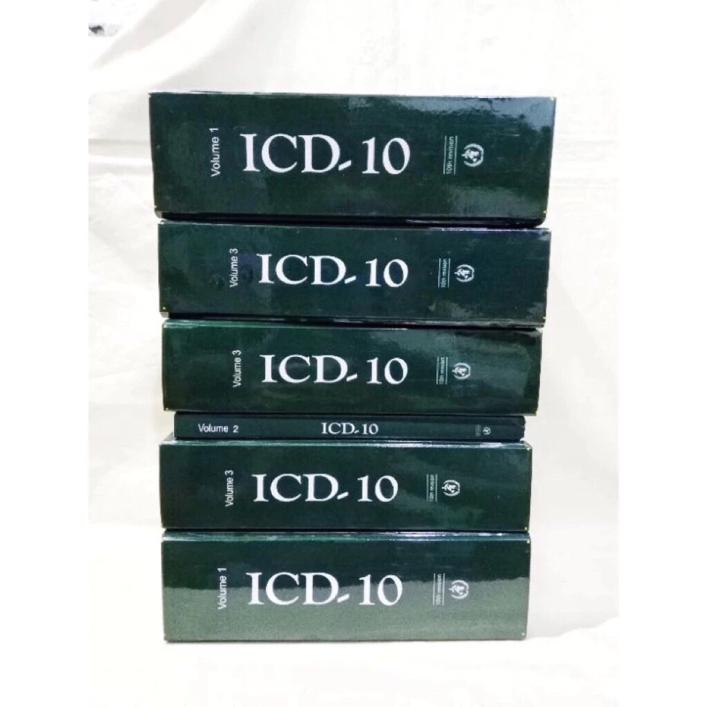 Paket 3 Buku ICD-10 2016 Volume 123 Termurah