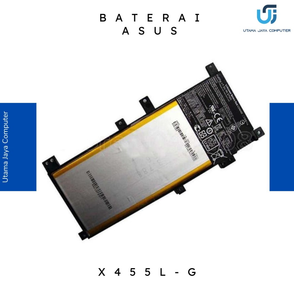 BATERAI ASUS X455L A455L C21N1401 X455LA X455LD X455LF Y483L Y483LD F454L F455L F455LD W419L W4D9L V