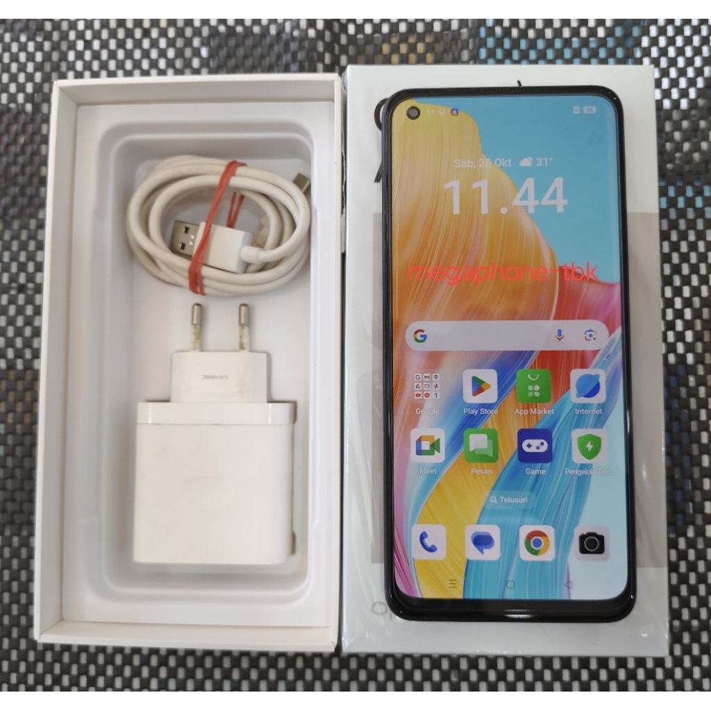 HP SEKEN OPPO A78 4G RAM 8/256GB CHARGER MASIH ORIGINAL OPPO
