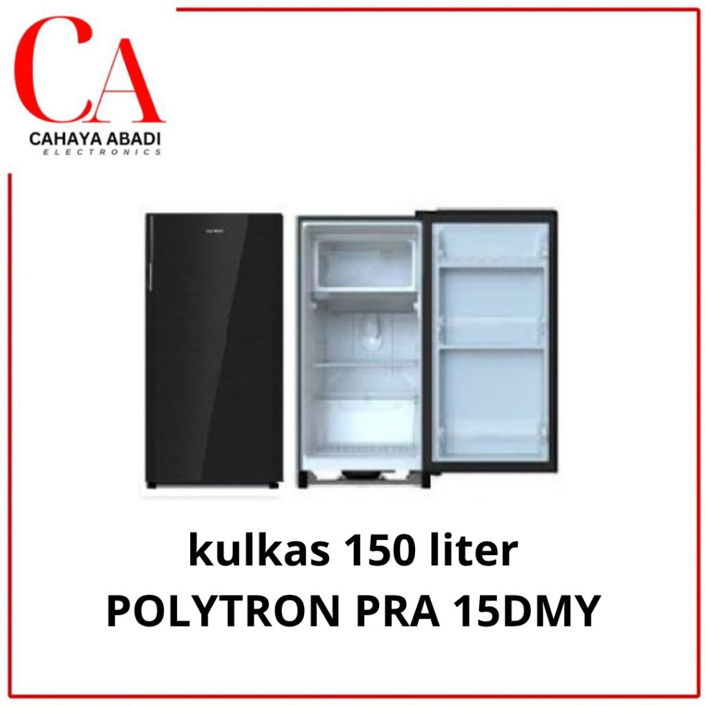POLYTRON kulkas 1 pintu 150 liter PRA 15DMY PRA 15 DMY