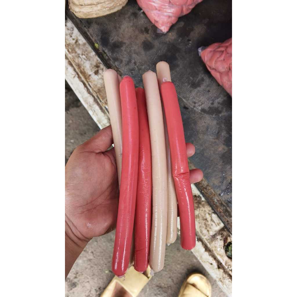 Sosis Ayam Merah Putih Curah Murah 500gr