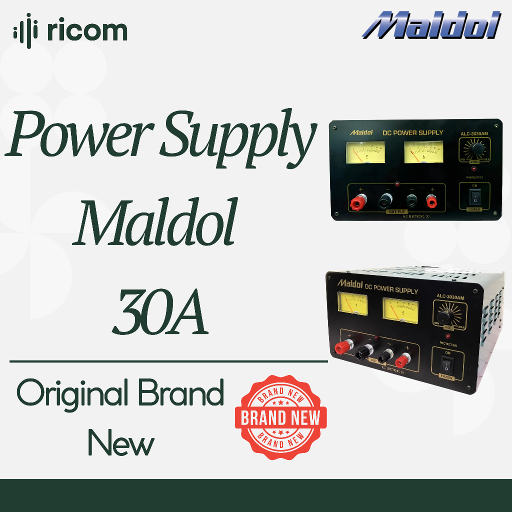 Power Supply Maldol 30A – Power Supply 12v Radio Rig Original Brand New 30 Ampere