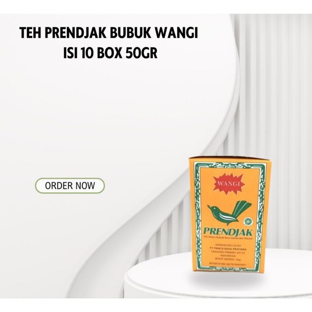 Teh Prendjak Bubuk Wangi.