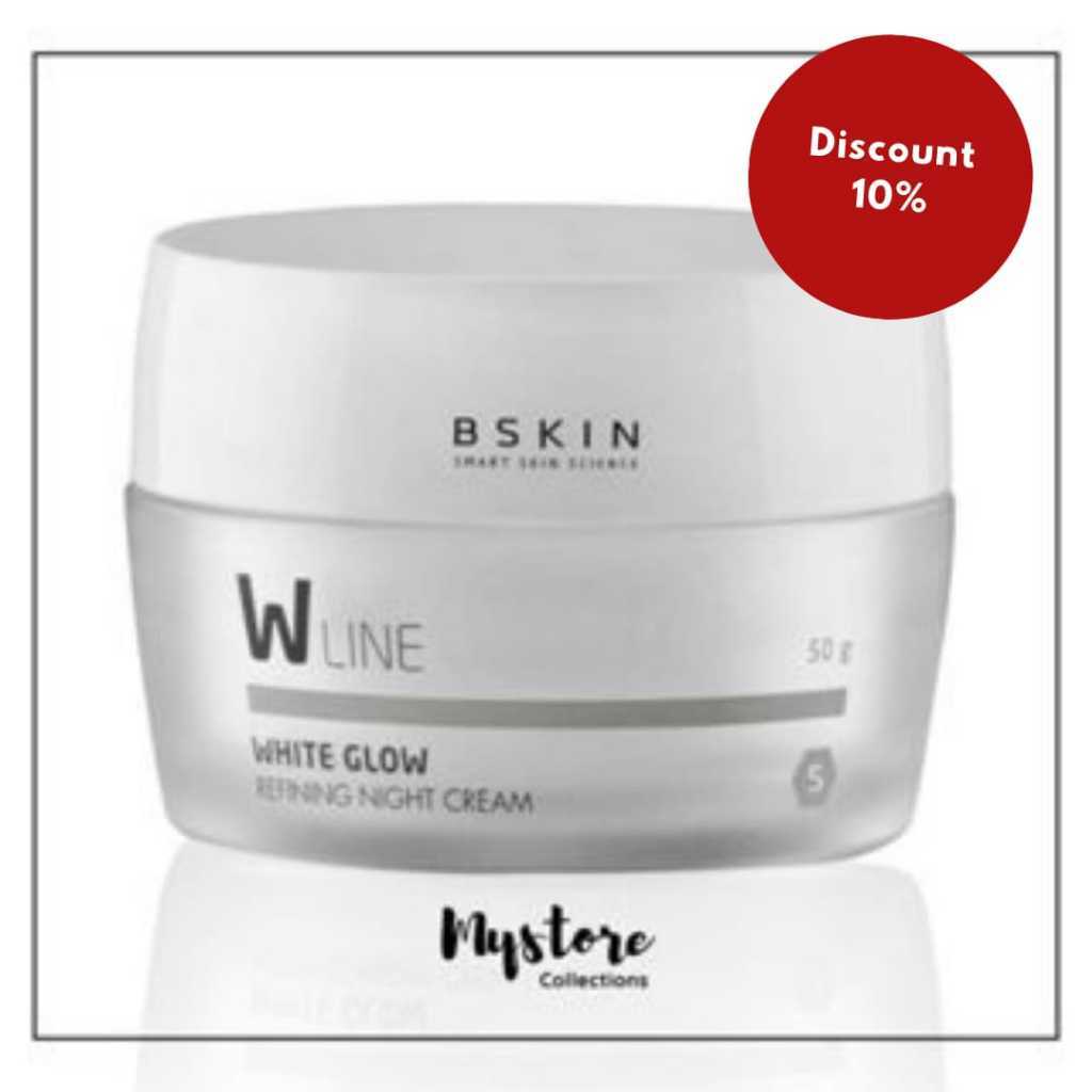 White Glow Refining Night Cream • BSKIN • Krim Malam ( Original HDI Origins™ )