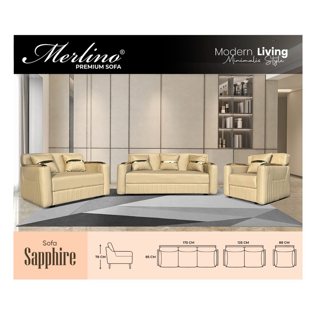 Sofa Merlino Sapphire Premium