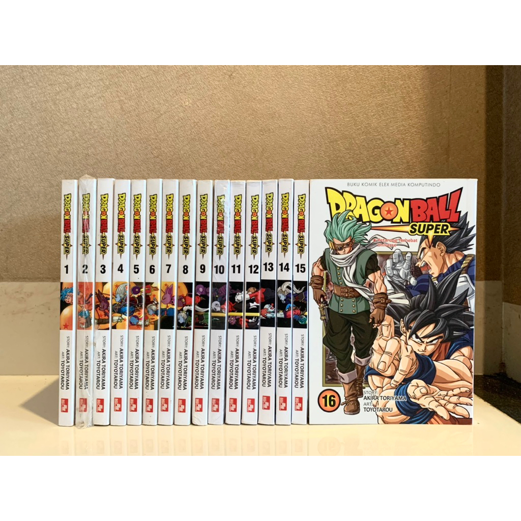 Komik Manga Set Dragon Ball Super 1-16