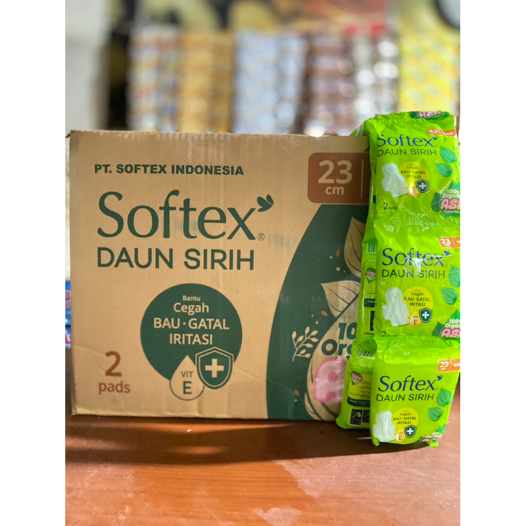 Softex Daun Sirih 23cm 10rtg isi 2pads