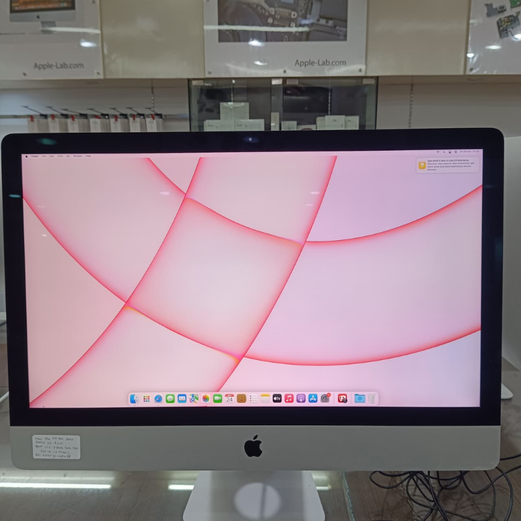 Imac Slim Late Retina 5K Display 27" Tahun 2020 3.3Ghz Corei5 Ram 8 GB / 1TB  GB