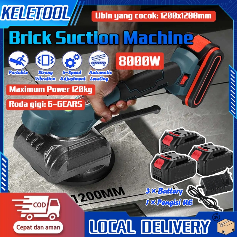 8000W Mesin Alat Pemasangan Keramik Alat pasang keramik lantai Getar 6 Kecepatan yang Dapat Disesuai