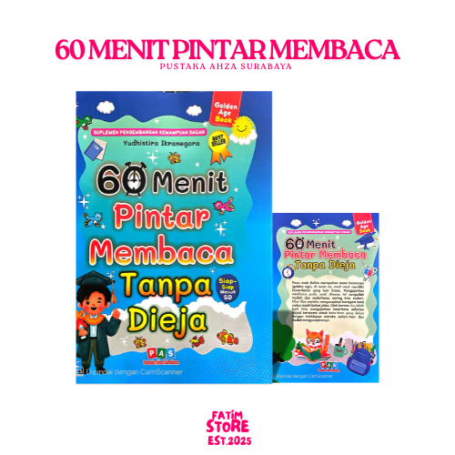 60 Menit Pintar Membaca Tanpa Dieja - Pustaka Ahza Surabaya