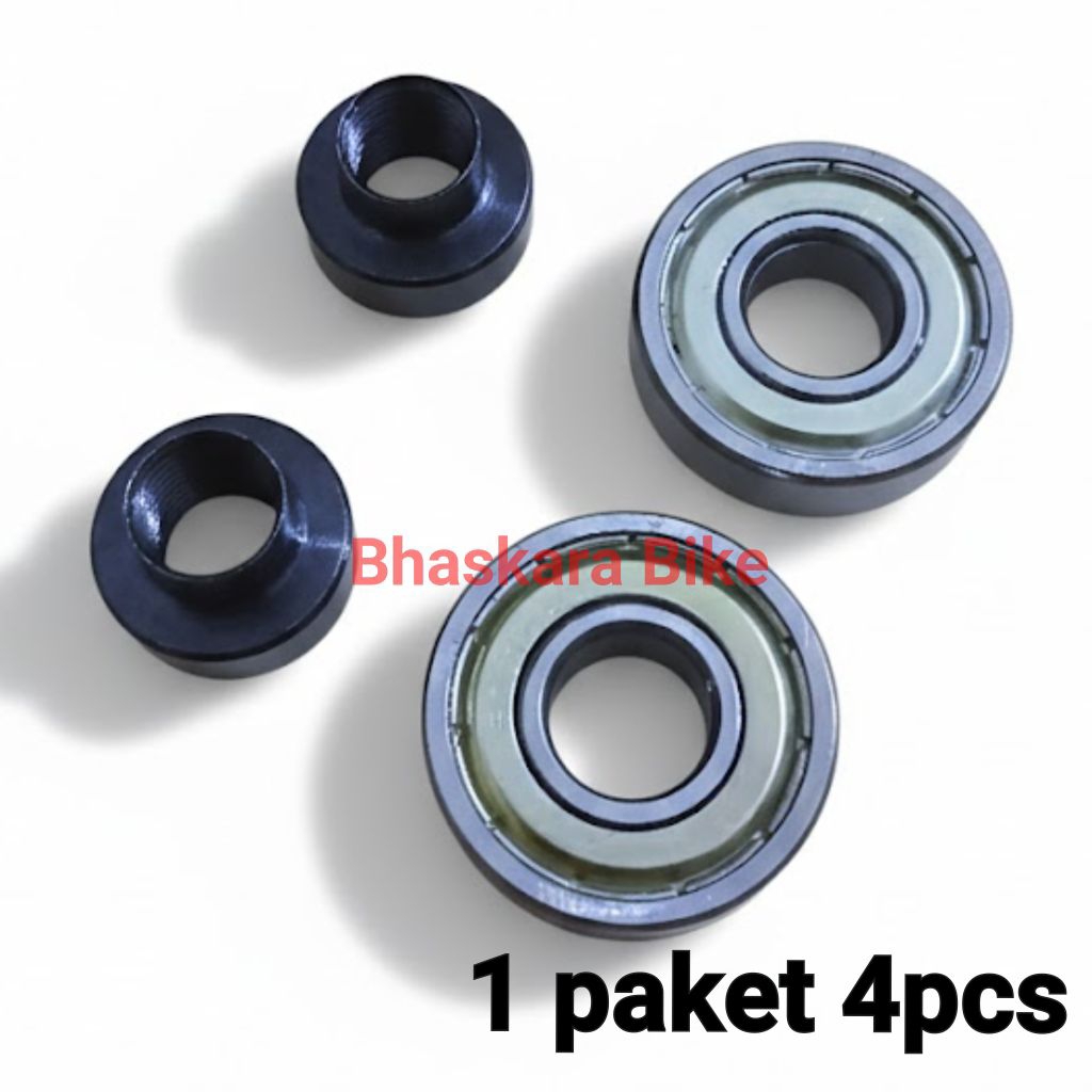 Laher sepeda 6000zz roda belakang kones bubut bearing roda bmx lipat mtb seli