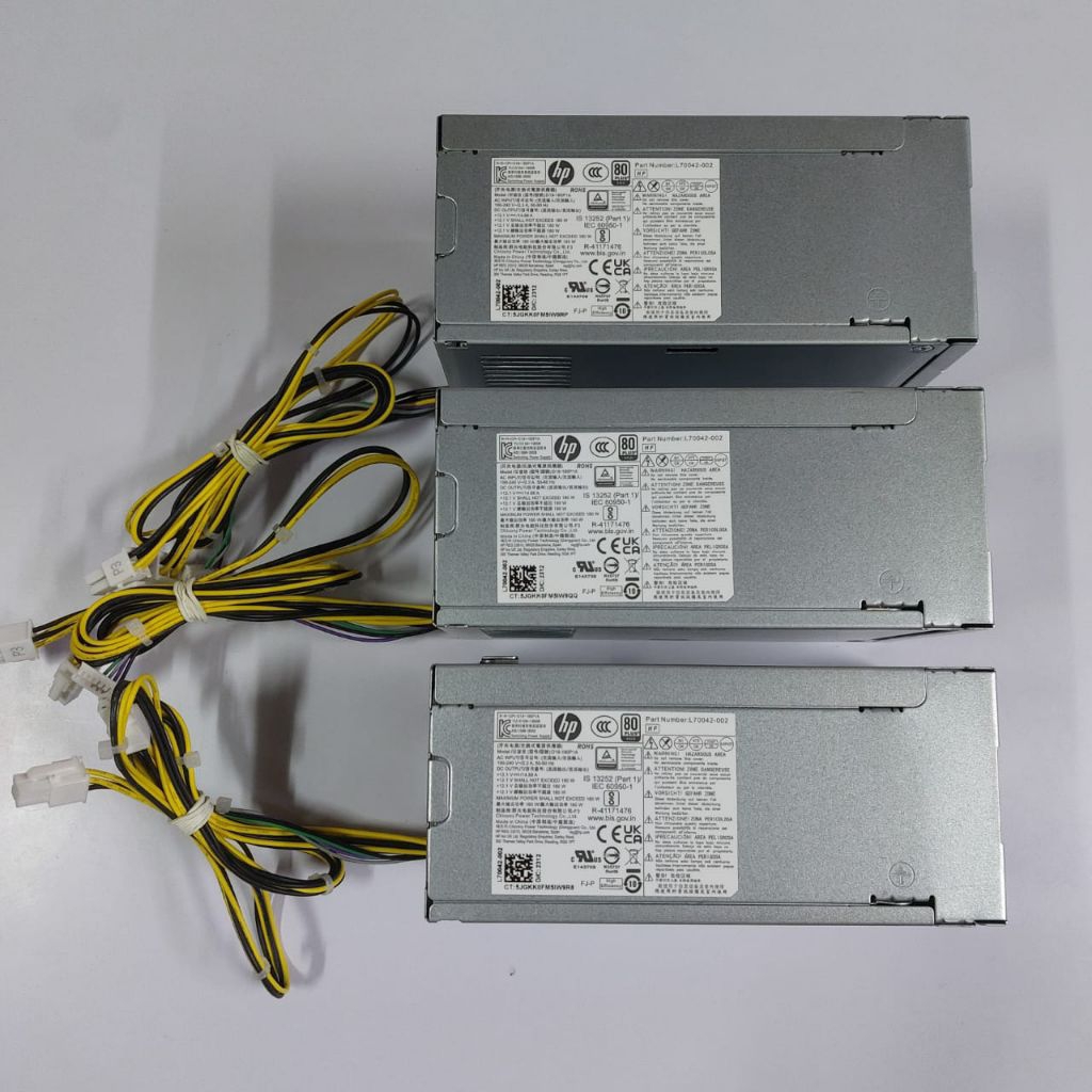 psu power supply HP 280 G4 4 + 4 pin 80 plus bekas copotan unit CPU branded built up second original