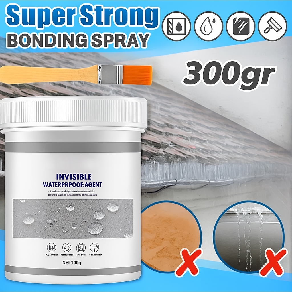 Lem Transparan 300gr Pelapis Anti Bocor Air Rembes Beton Dinding Tembok Genteng Asbes Waterproof Ins