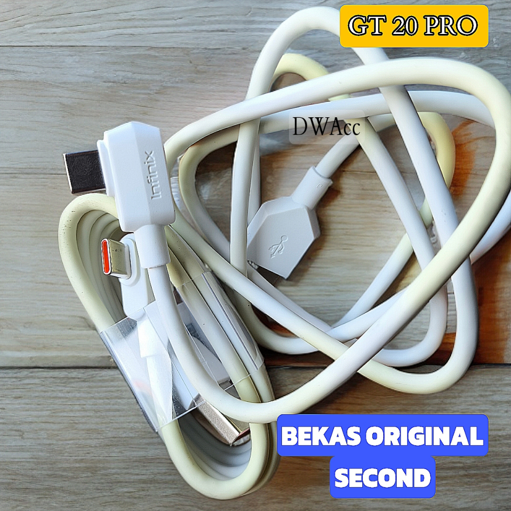 [ Bekas / Second ] Kabel Data infinix GT 20 PRO supercharger 45W Original