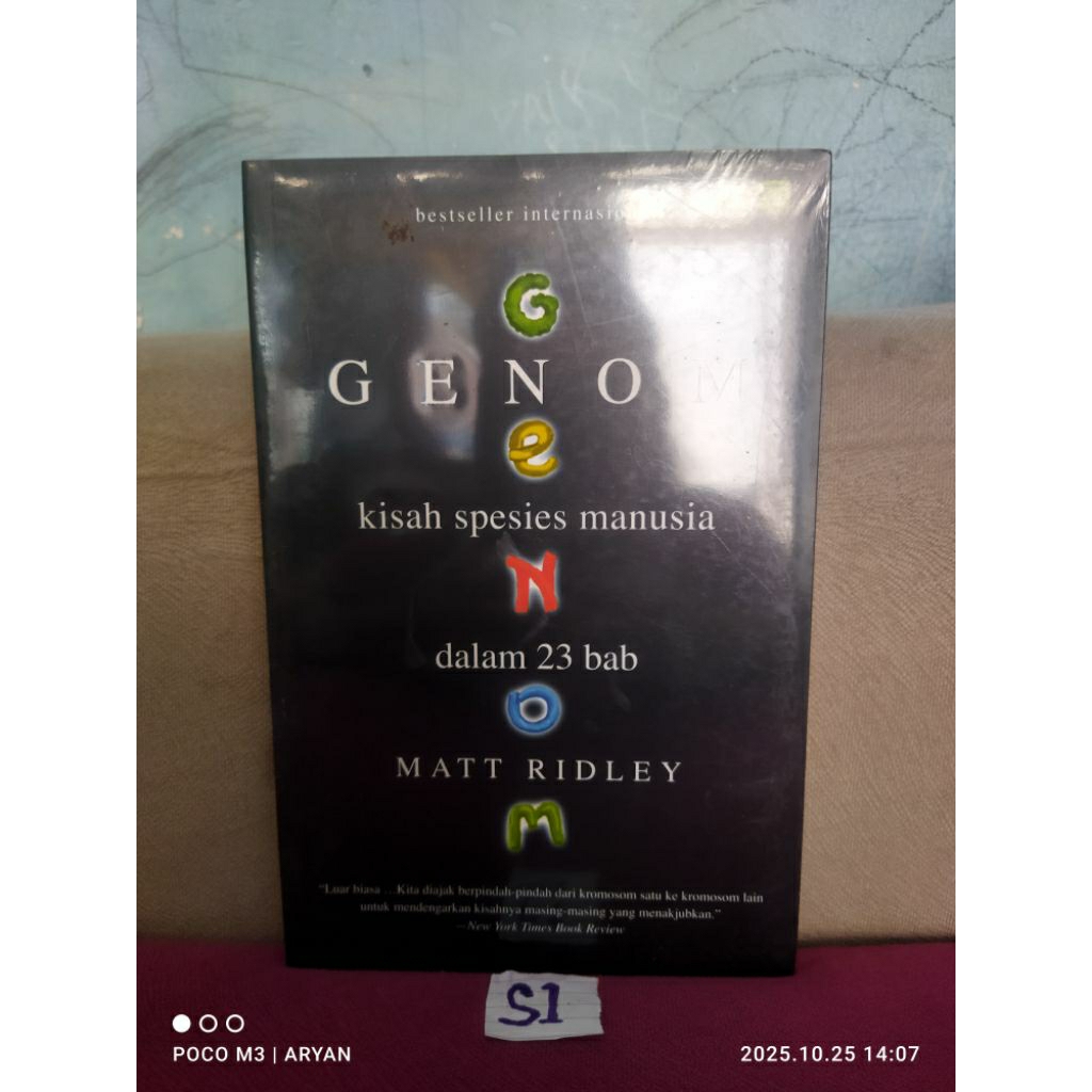 GENOM - KISAH SPESIES MANUSIA DALAM 23 BAB -MATT RIDLEY