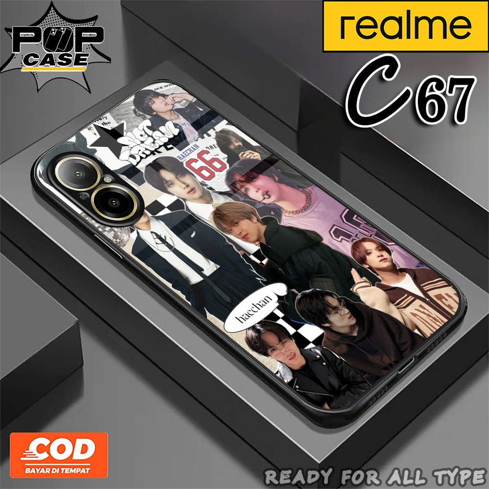 Case Glossy Motif Haechan NCT Case Handphone Untuk Realme c67 note 60 c71 c75 c63 c61 c55 c53 c15 c1