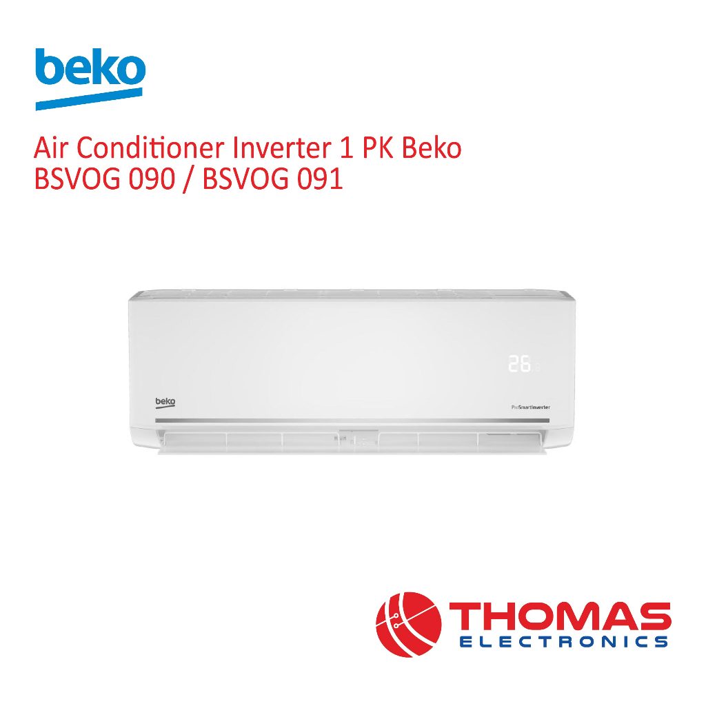 Air Conditioner Ac Split Smart Inverter 1 PK Beko BSVOG090 BSVOG 090 BSVOG091 BSVOG 091 Garansi Resm