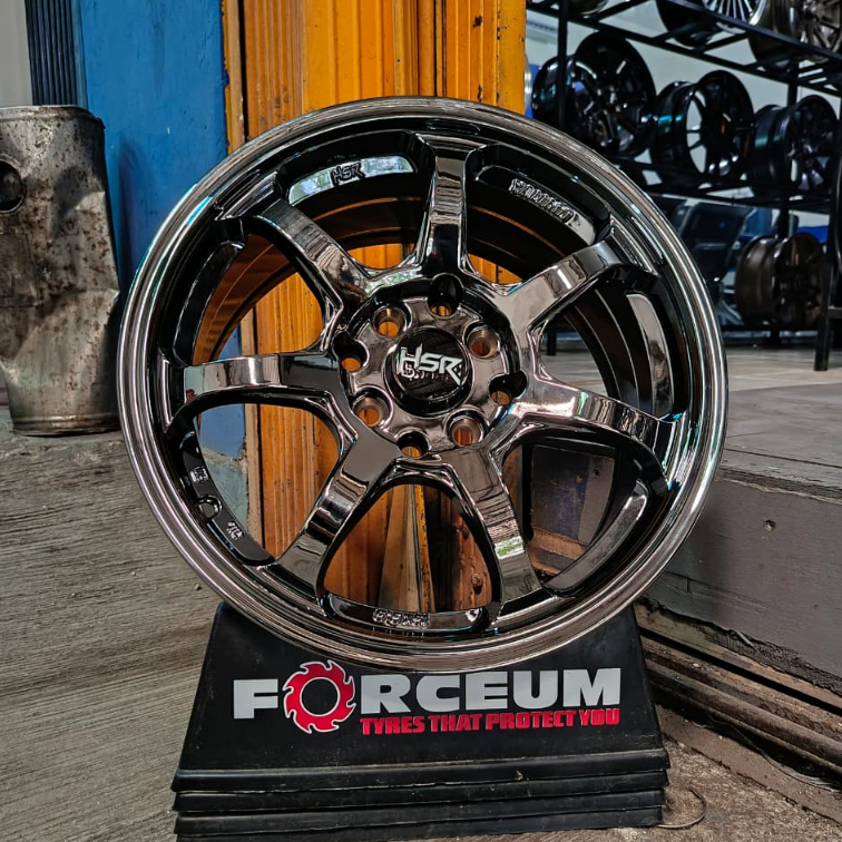 velg RGD 2 R15 untuk jazz yaris sigra mobilio dll tipe hsr yalimo ring 15 / vel black chrome r15