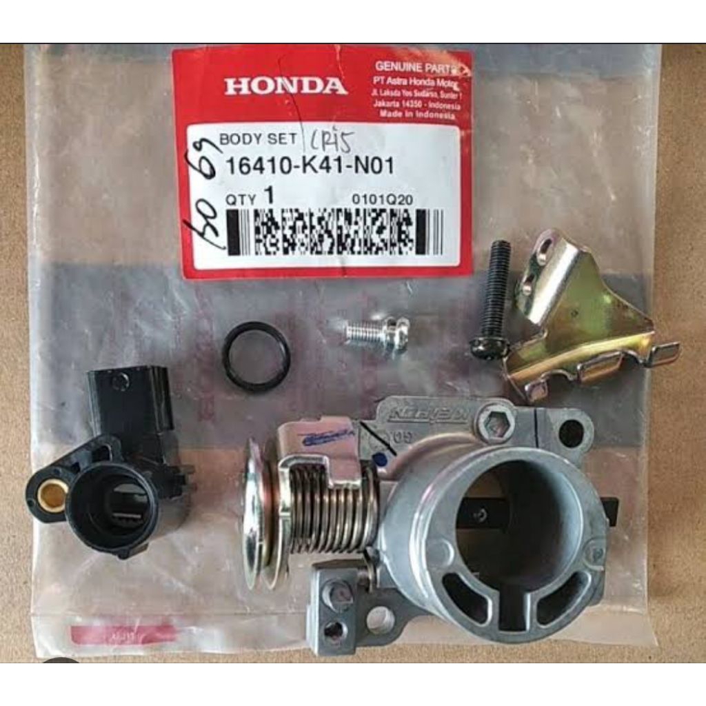 BODY SET THROTTLE BODY SUPRA 125 FI 16410-K41-N01 ORIGINAL HONDA AHM