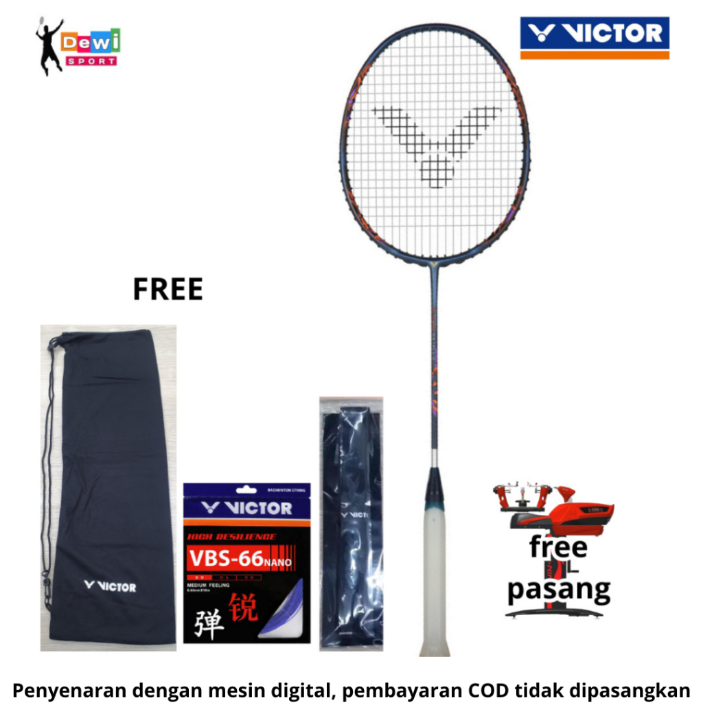 Raket Badminton VICTOR DRIVE X 10 METALLIC 3U/4U