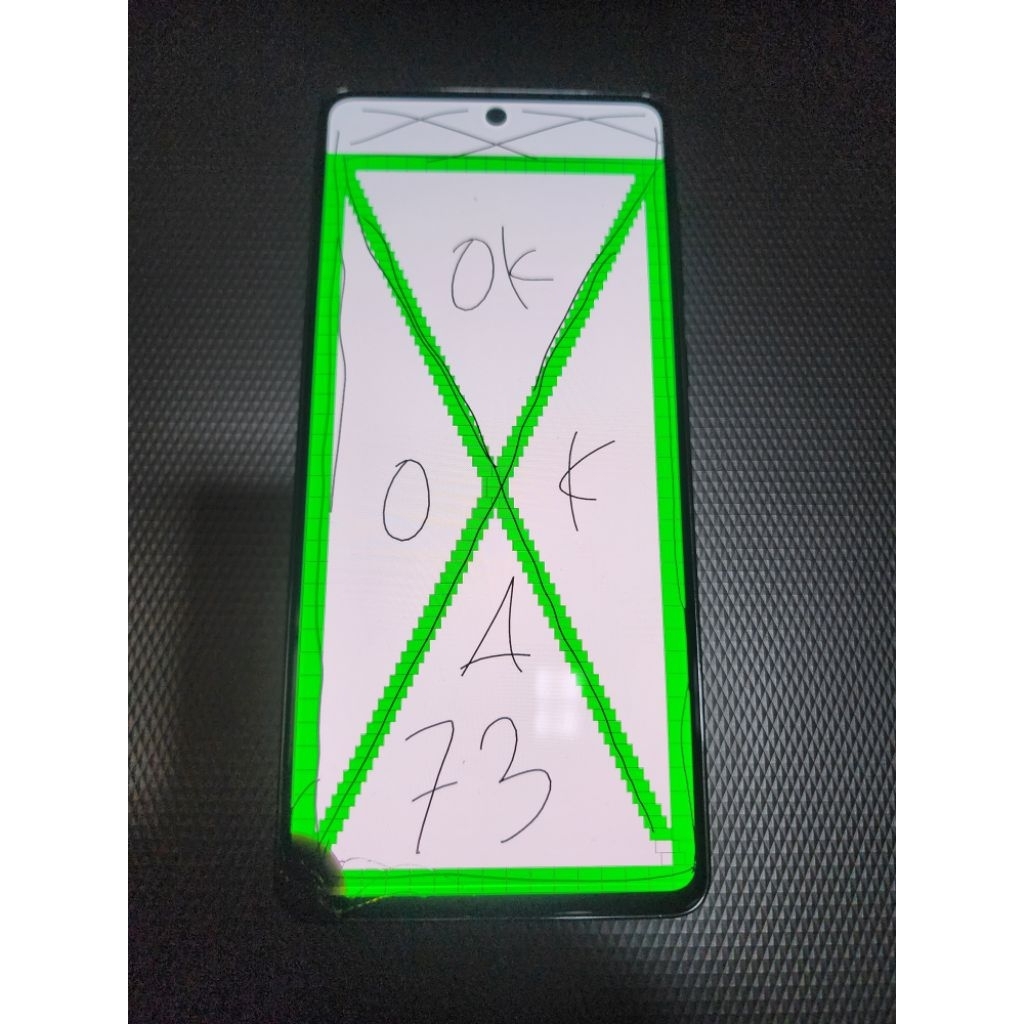 LCD samsung A73 5G original copotan layak pakai