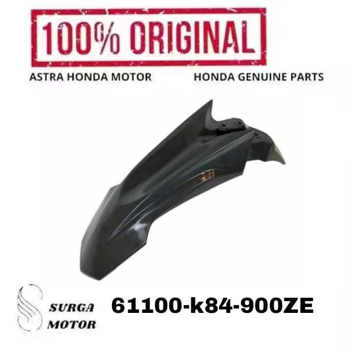 Spakbor Slebor Depan Abu-Abu Grey Motor  CRF 150L CRF150L 61100k84900ZE 61100-k84-900ZE Fender Front