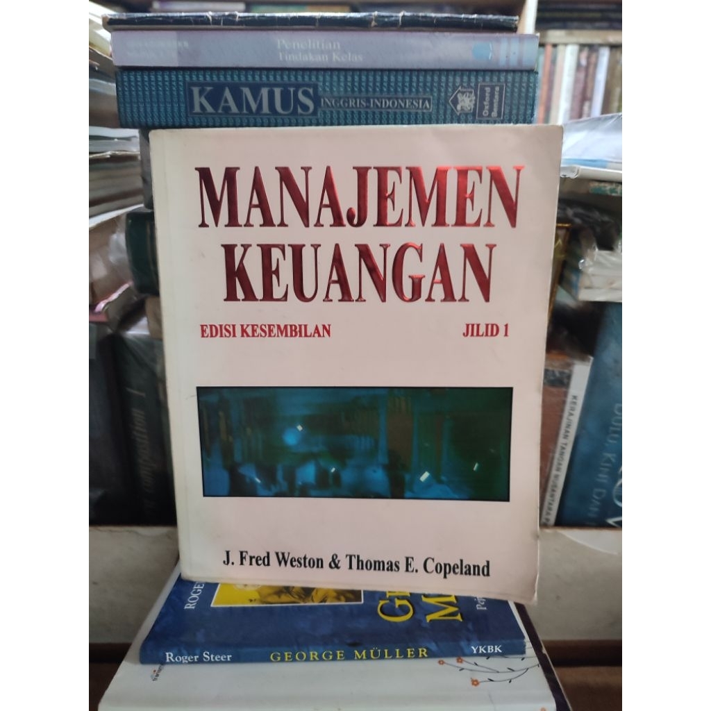 Manajemen keuangan. jilid 1. edisi 9. oleh Weston. bekas