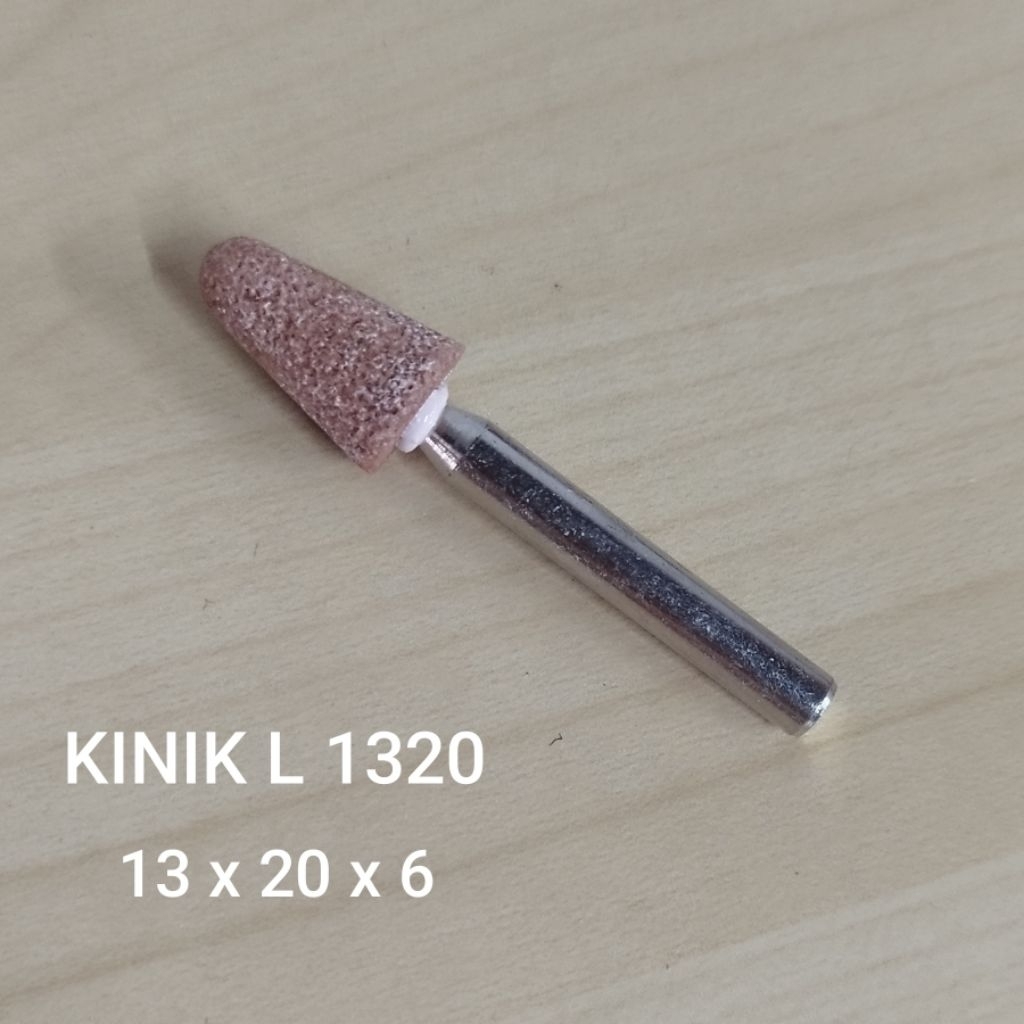 BATU GERENDA BOTOL KERUCUT L-1320 KINIK MOUNTED STONE