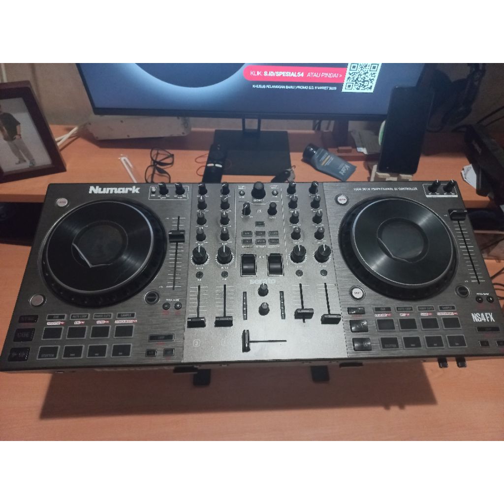 Numark NS4FX Fullset Lengkap