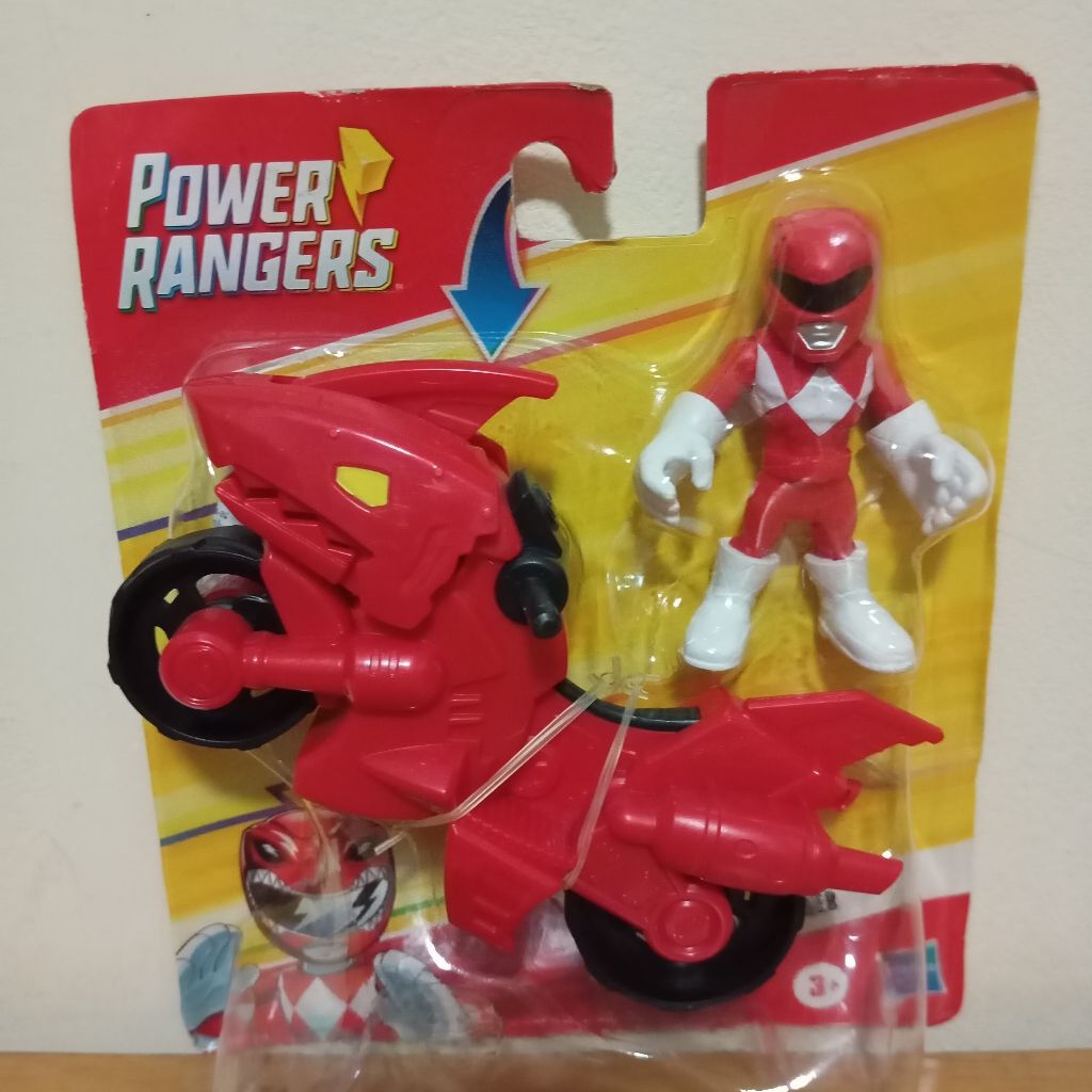 Power Ranger Red Motorcycle Action Figure Hasbro Original