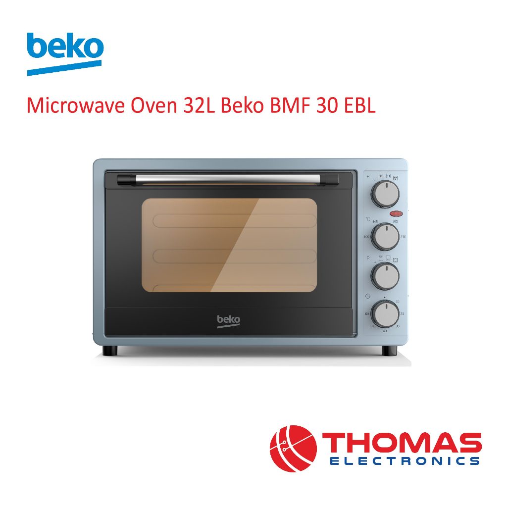 Oven Mini Air Fryer 30 Liter Beko BMF30EBL BMF 30 EBL Serbaguna Garansi Resmi