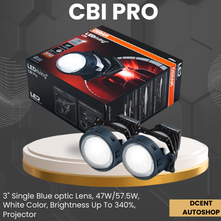 Headlamp Projector Mobil - Osram CBI Pro - 3 Inch Single Optic Lens - Lampu Projector Mobil - Plug N