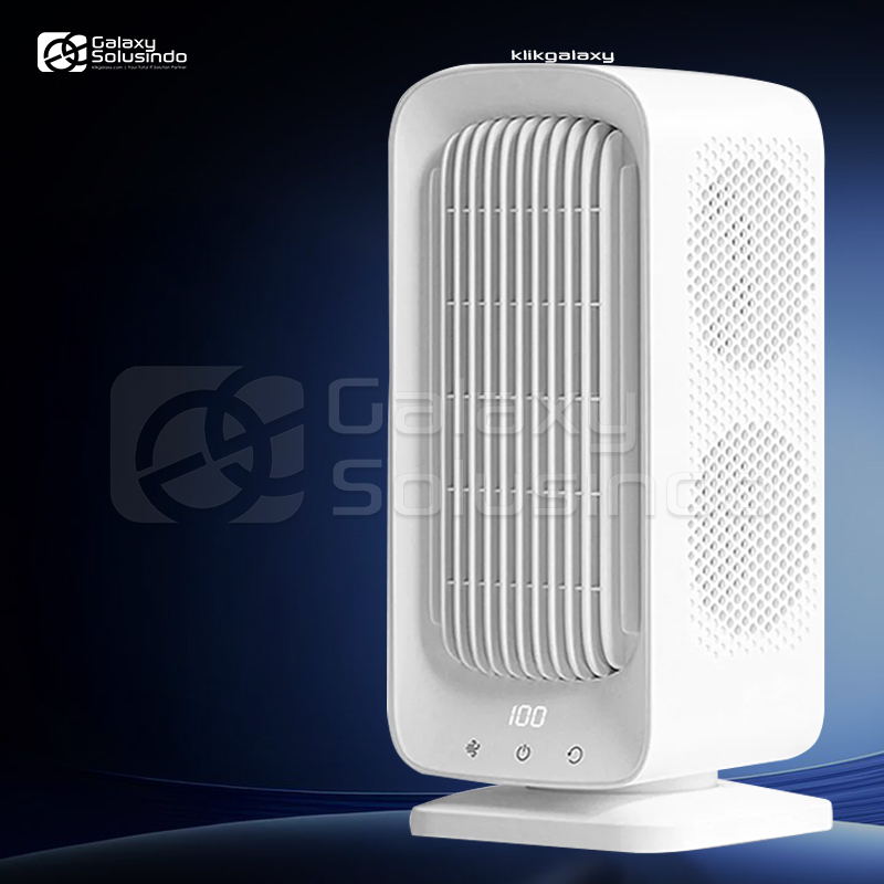 KiiP Fan04 Wireless Air Conditioning 8000mAH Kipas Angin Portable - White - GM