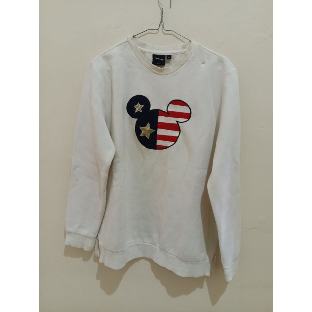 Preloved Sweater Crewneck Pria Wanita Disney original | Crewneck Sweater Second Murah