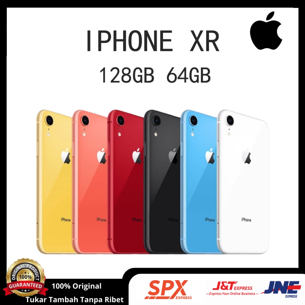 HP iPHONE XR 64GB/128GB/256GB FULLSET MULUS SECOND ORIGINAL GOOD CONDITIONS