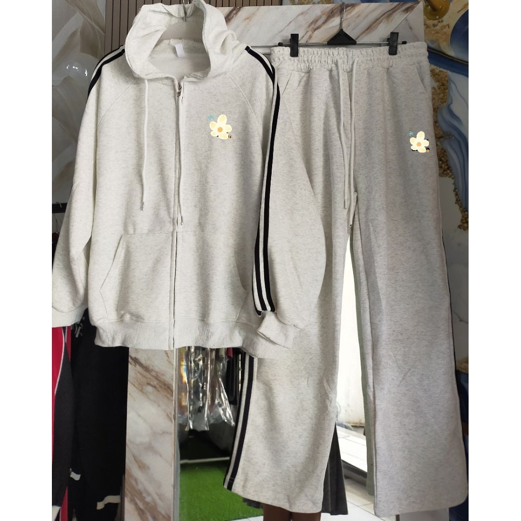 setelan kaos wanita dewasa/setelan celana