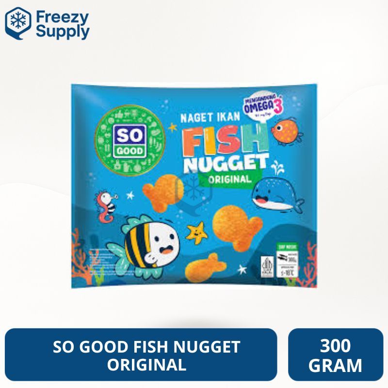 So Good Fish Nugget Original 300 Gram Naget Ikan