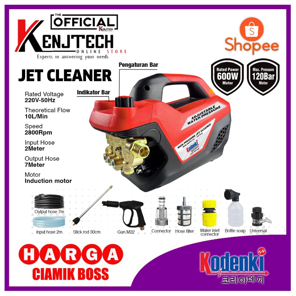 Jet cleaner  kodenki KDK 8120 original dan Jet cleaner Proquip elite 3000
